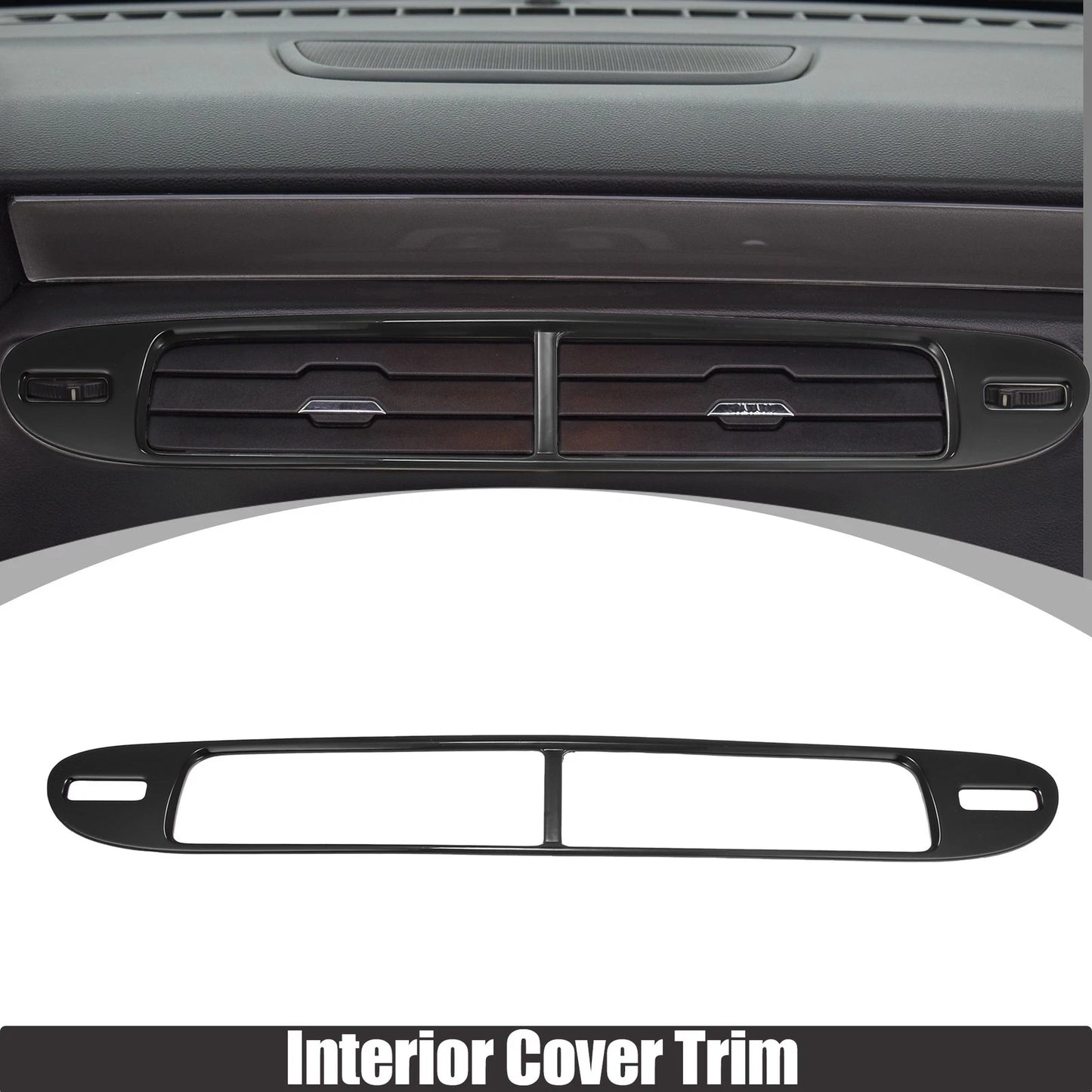 Black Center Air Conditioner Outlet Vent Cover for Chevrolet Camaro (2010–2015)
