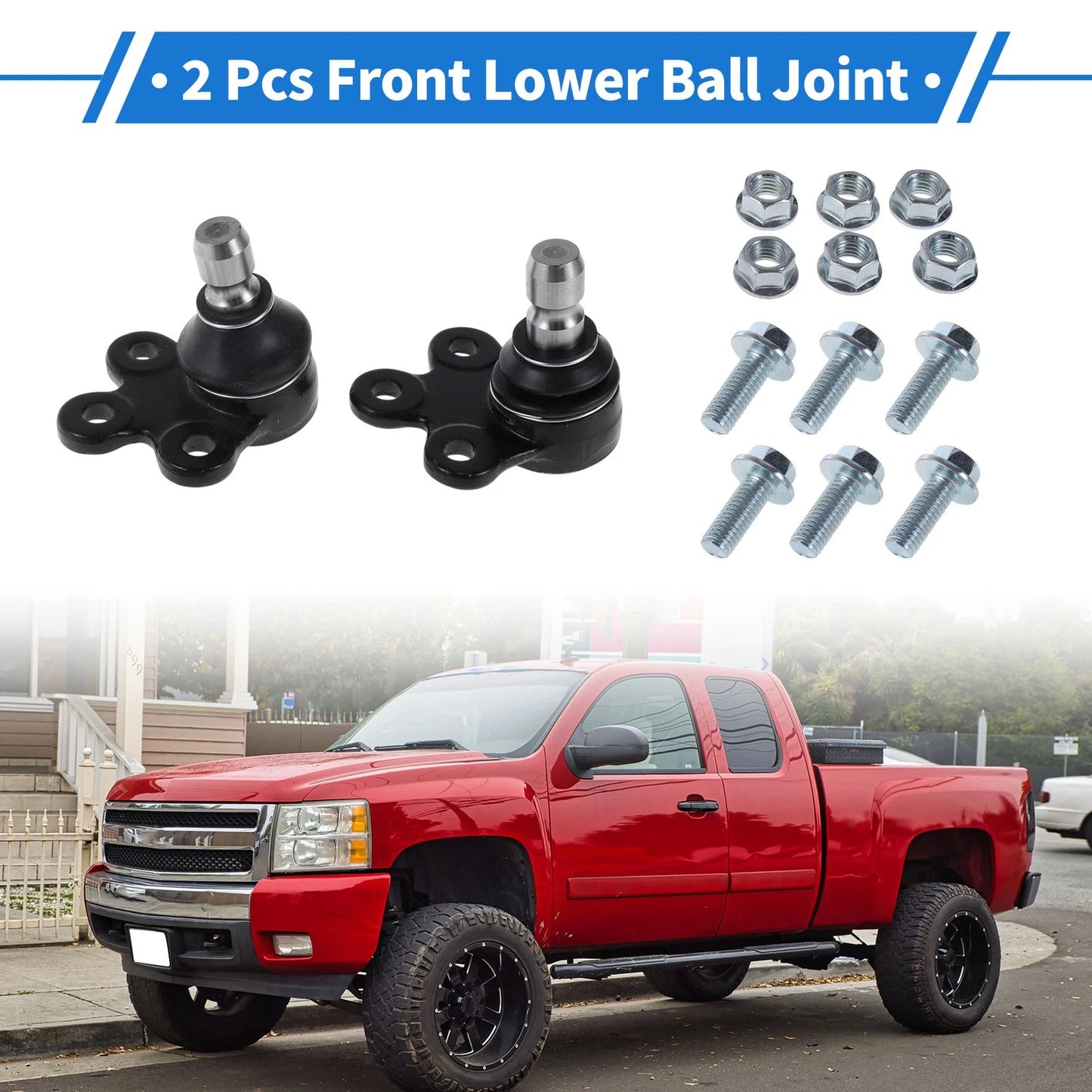 2X Front Lower Ball Joints for Buick Encore (2013–2022) No.K500317/95907943
