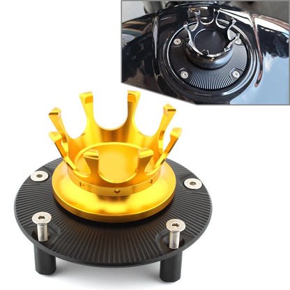 Chrome Fuel Gas Tank Cap Cover for Harley X350