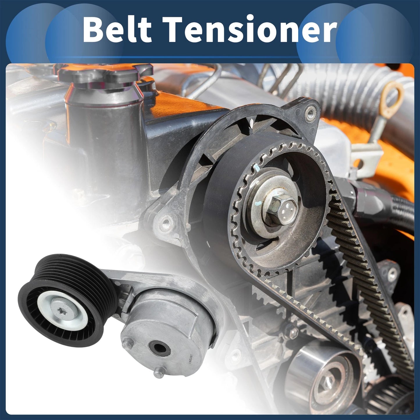 Belt Tensioner for Land Rover Range Rover (2013–2022) No.LR079294 Metal Plastic