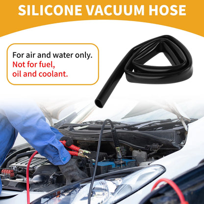 3.3FT 11/16" 18mm ID Silicone Vacuum Tubing Hose for Air and Water