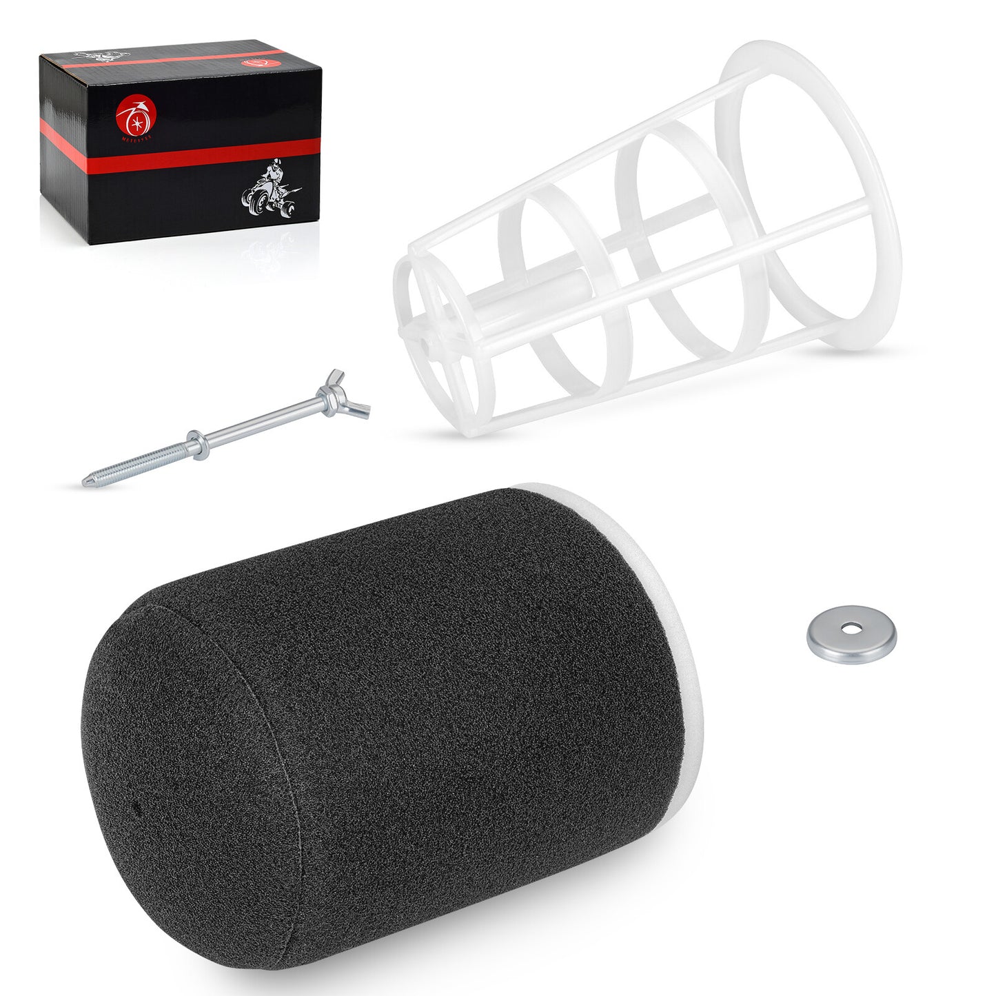 Air Filter Cleaner & Cage Guide Bolt Kit for Yamaha YFZ450R (2009–2024)