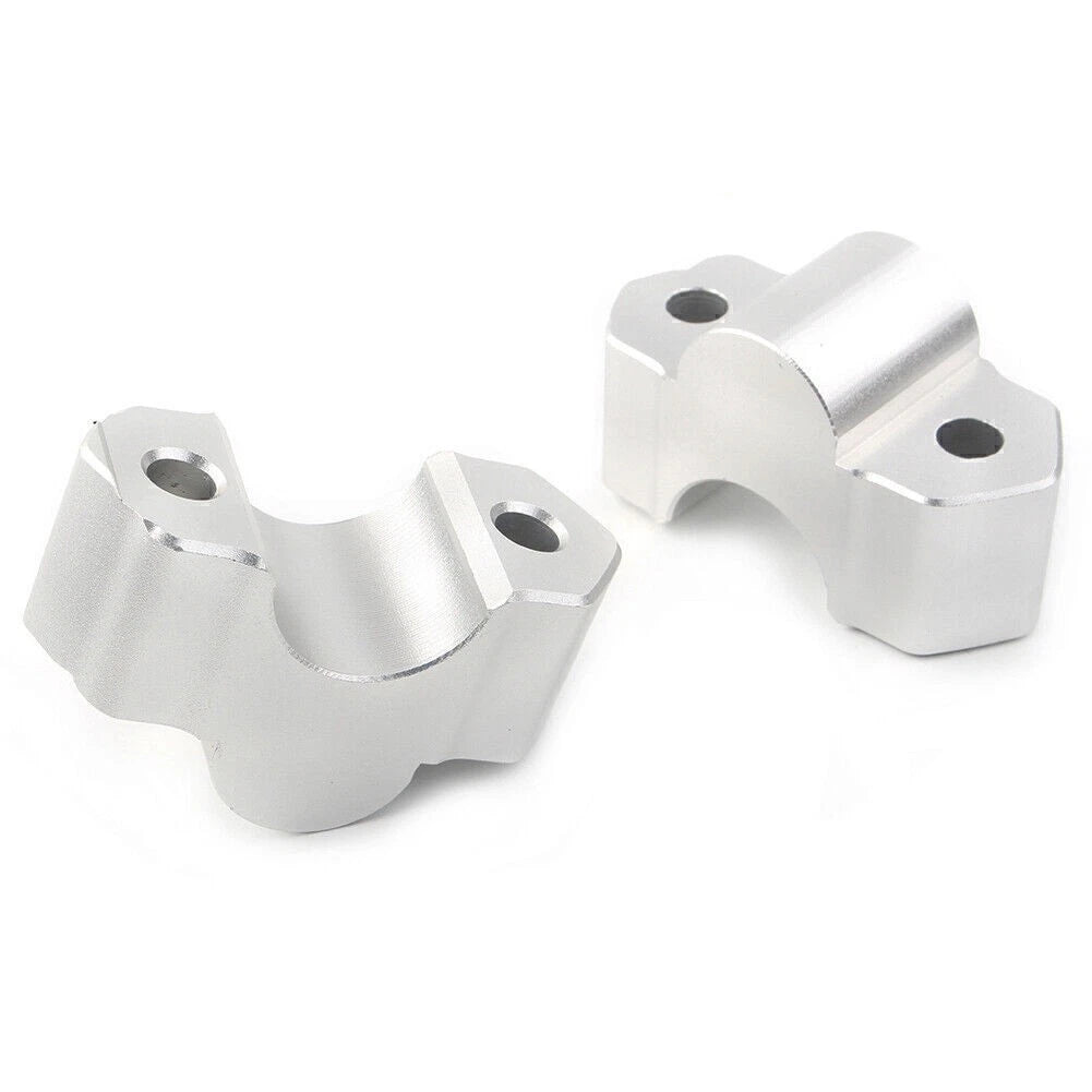 22mm Handlebar Riser Mount Clamps Chrome for Kawasaki Versys 1000 (2015–2018)