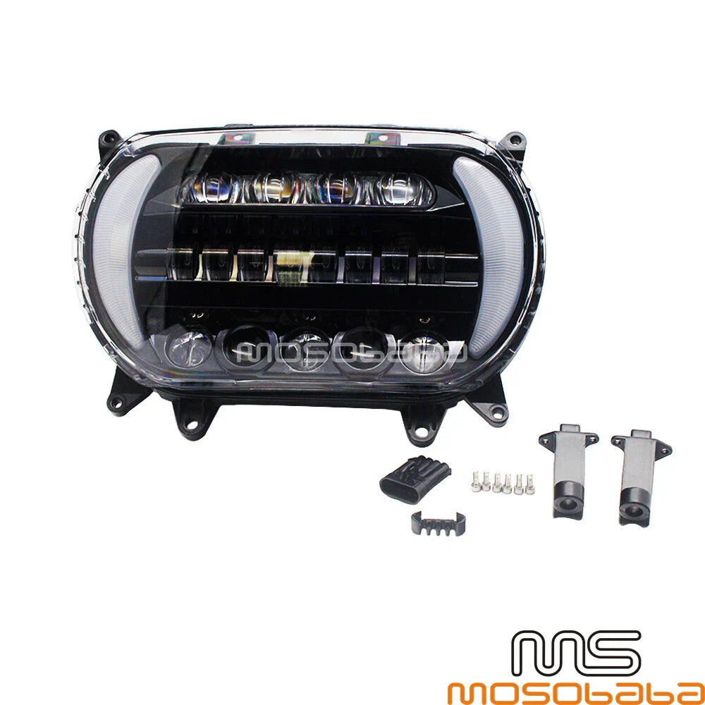 LED Headlight Kit for Harley Road Glide FLTRX FLTRK FLTRXS FLTRU (2015-2020)