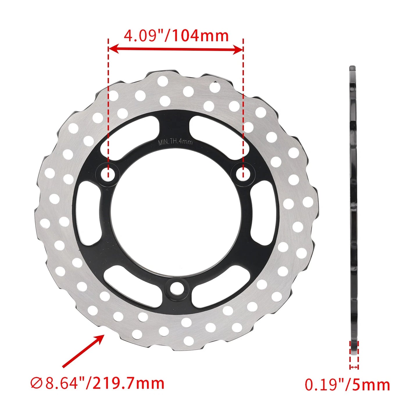 Piston Kit 39.25mm +.25 for Honda ST 50 ZB 50 CRF50F XR50R Cub 50 A1