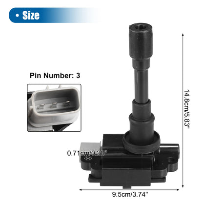 Ignition Coil Set of 3 No.3340065G00/3340065G01/3340065G02 for Suzuki SX4 (2007–2020)