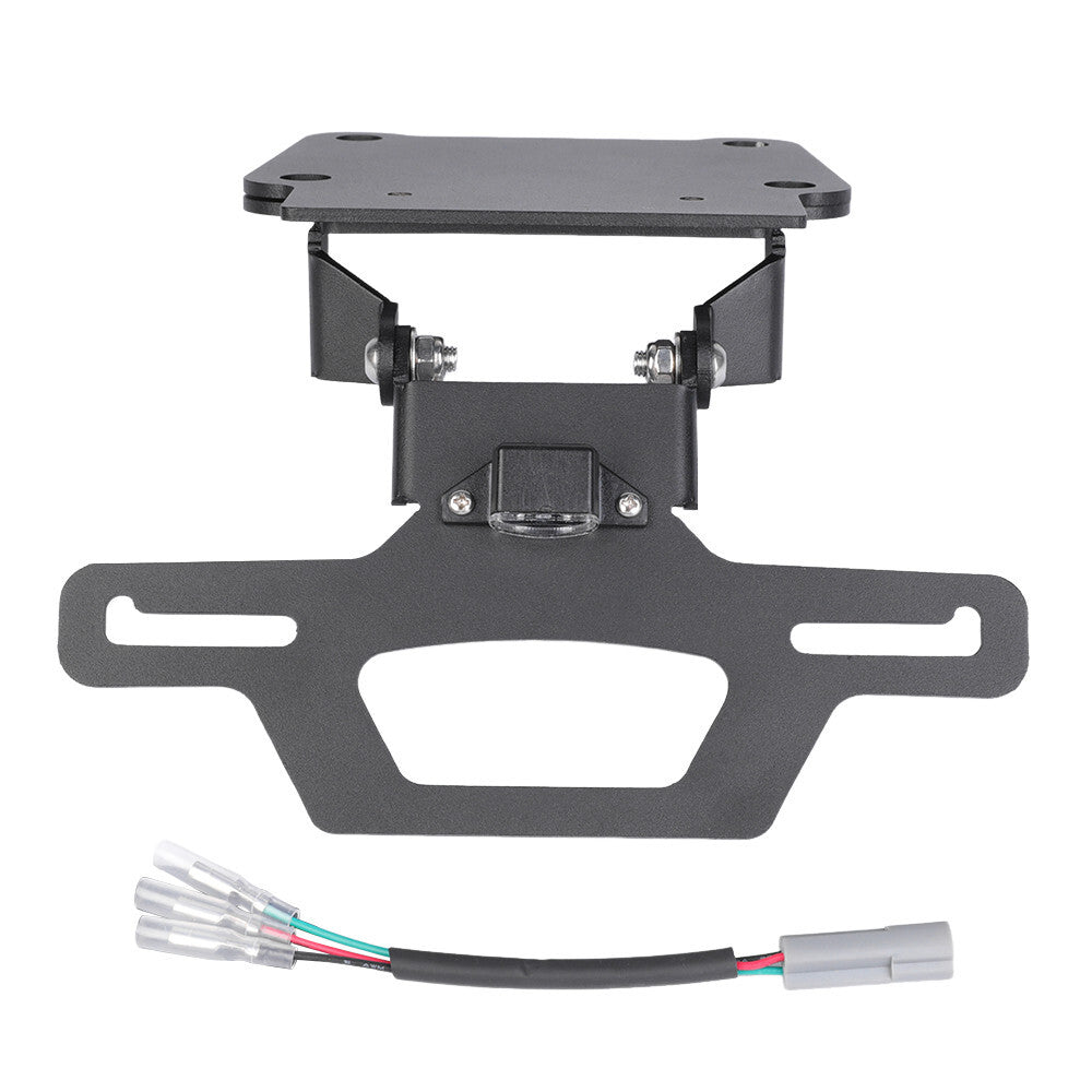 Foldable Fender Eliminator License Plate Holder for Yamaha Tenere 700 (2019–2026)