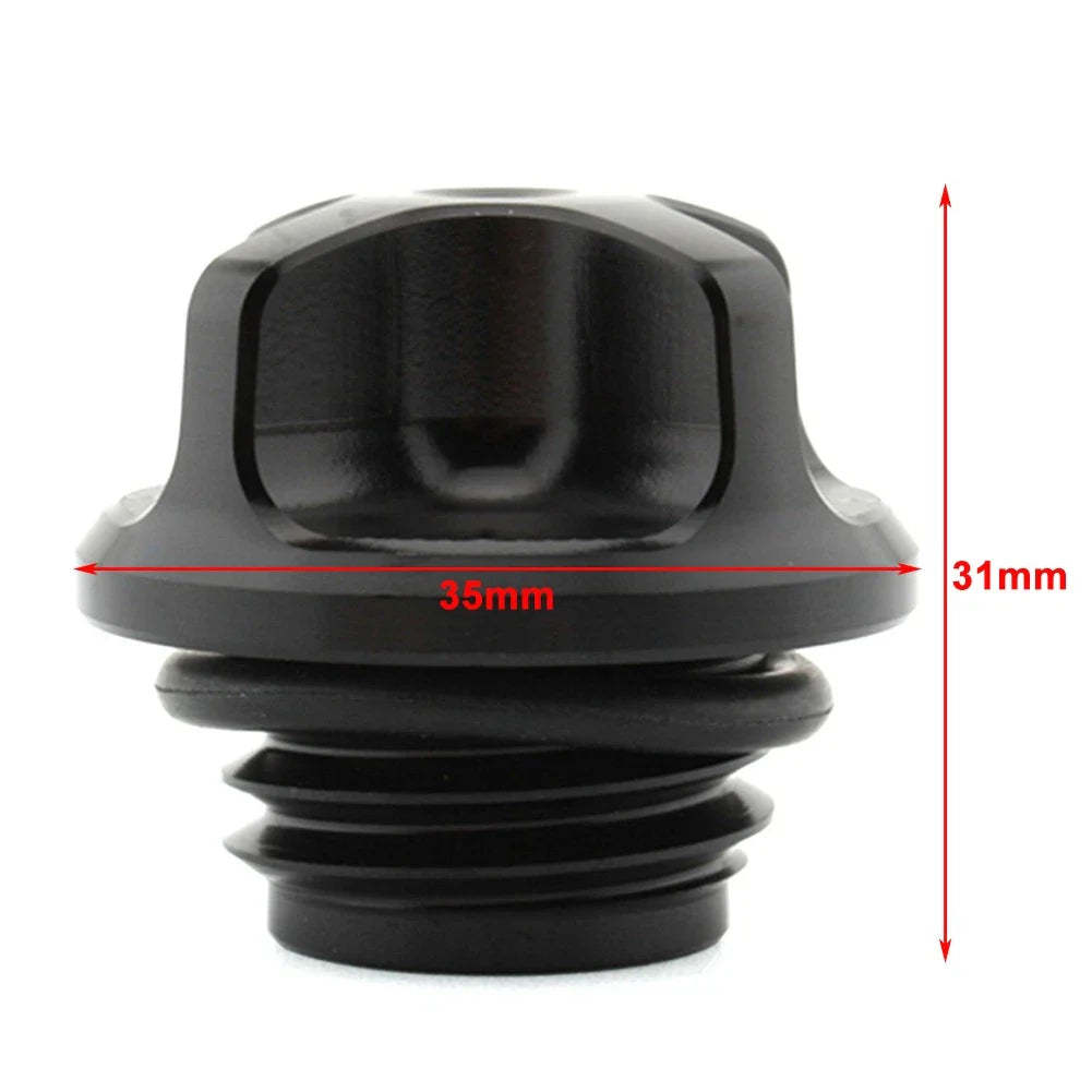 Engine Oil Cap for Honda GL1500 Goldwing (1988-2000) Black Aluminum