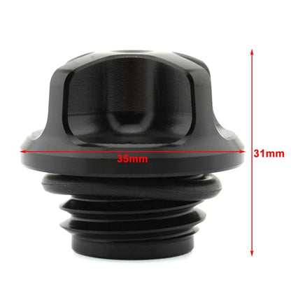 Engine Oil Cap for Honda GL1500 Goldwing (1988-2000) Black Aluminum