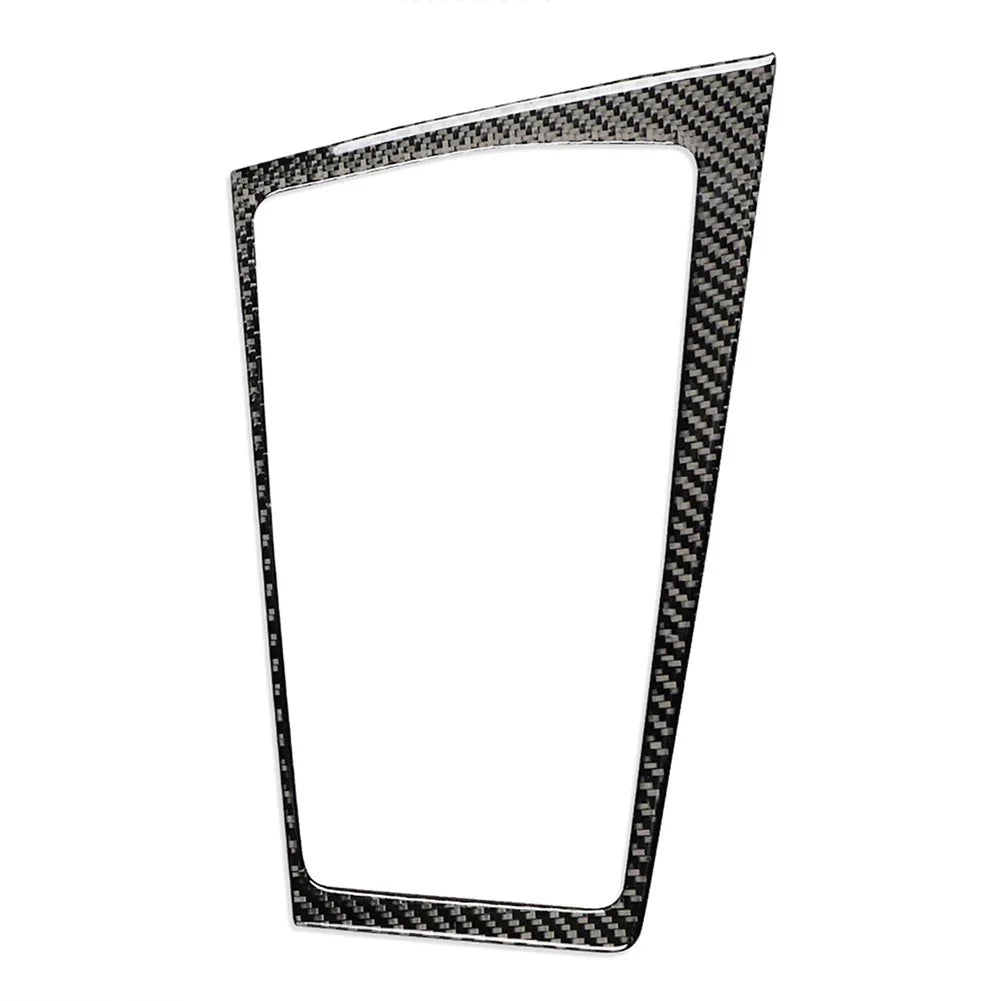 Black Gear Shift Panel Frame Cover Trim for Volkswagen Golf 8 MK8 (2021-2023)