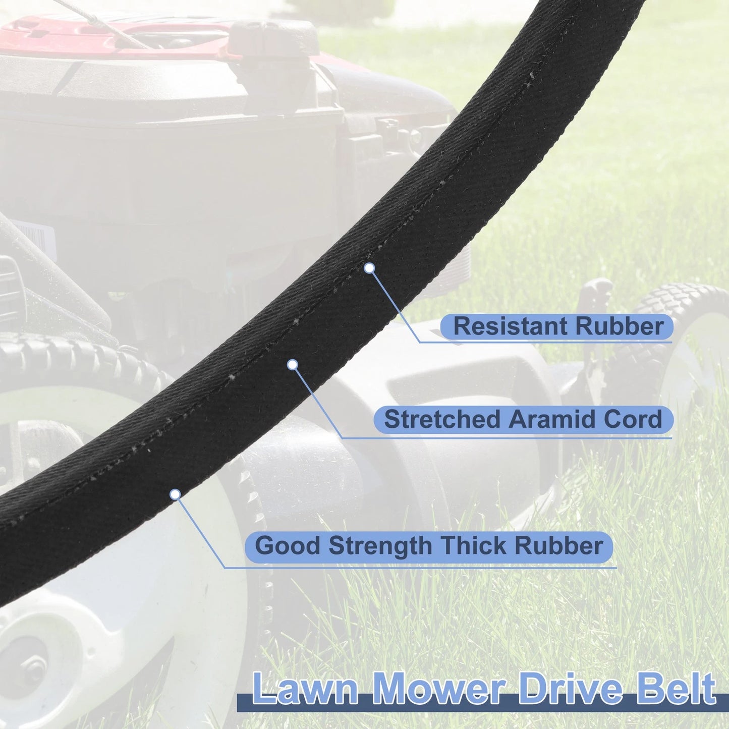 Lawn Mower Deck Belt for Gravely Ariens Edge 52" (No.07200839)