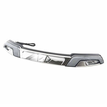 2X CNC Handlebar Riser Clamps for Harley Dyna Softail Road King (w/1 Bar, Chrome)