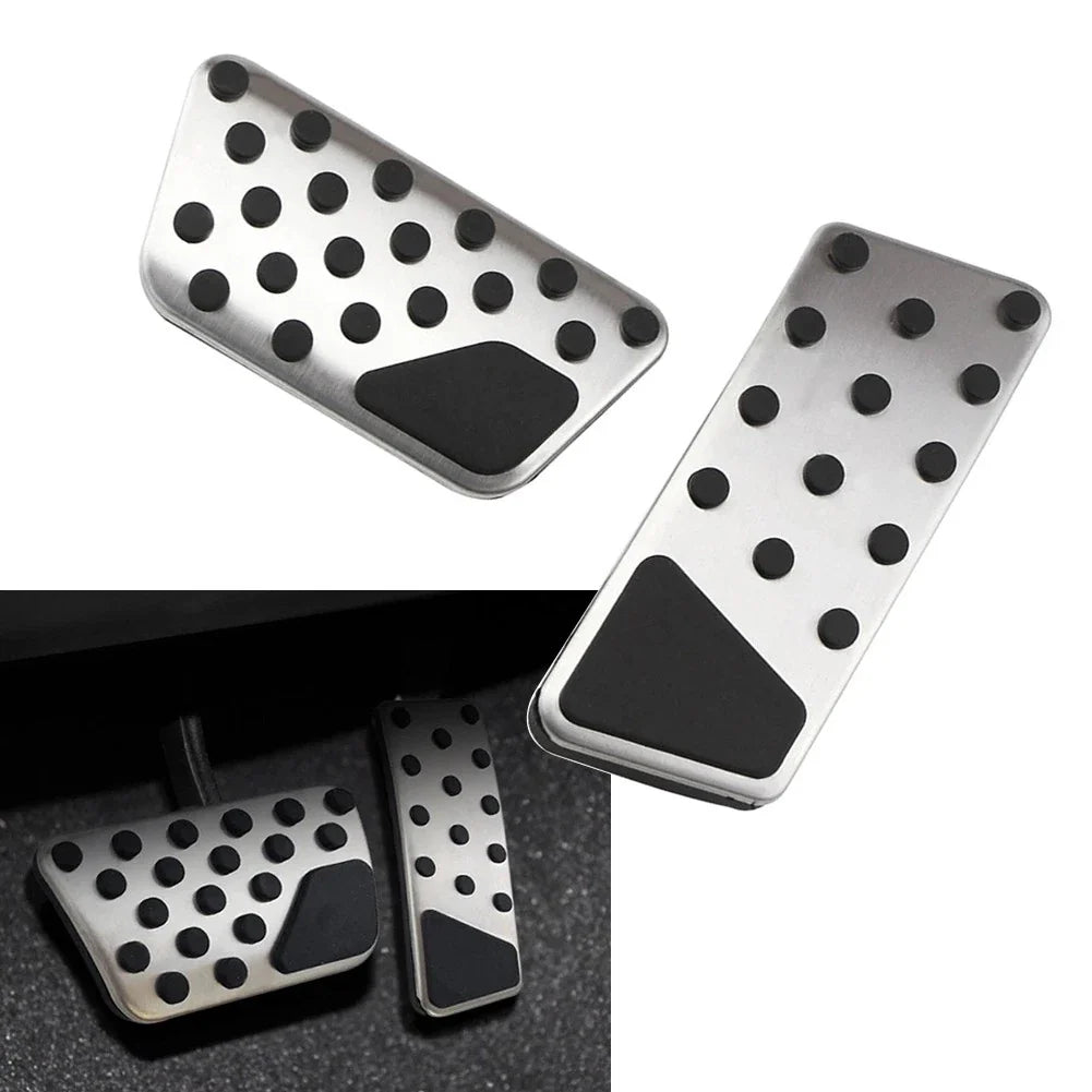 Stainless Steel Gas Brake Pedal Covers for Jeep Wrangler JK (2007-2017)