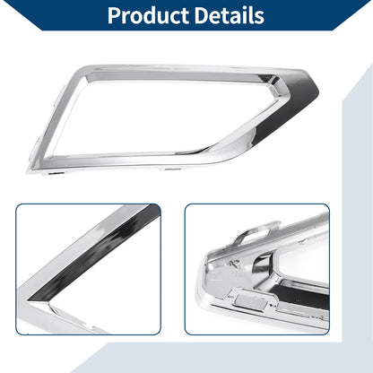 1 Pc Fog Light Grill for VW Atlas (2018–2023) No. 3CN853666BAV3 Silver Tone