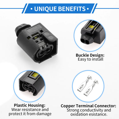 2 Pin Car Wiring Harness Connector Plug for BMW 1 Series