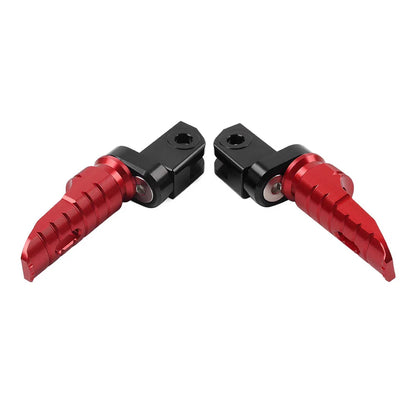 Red Front Footrests for Daytona 675, Street Twin 900 (2006-2024)