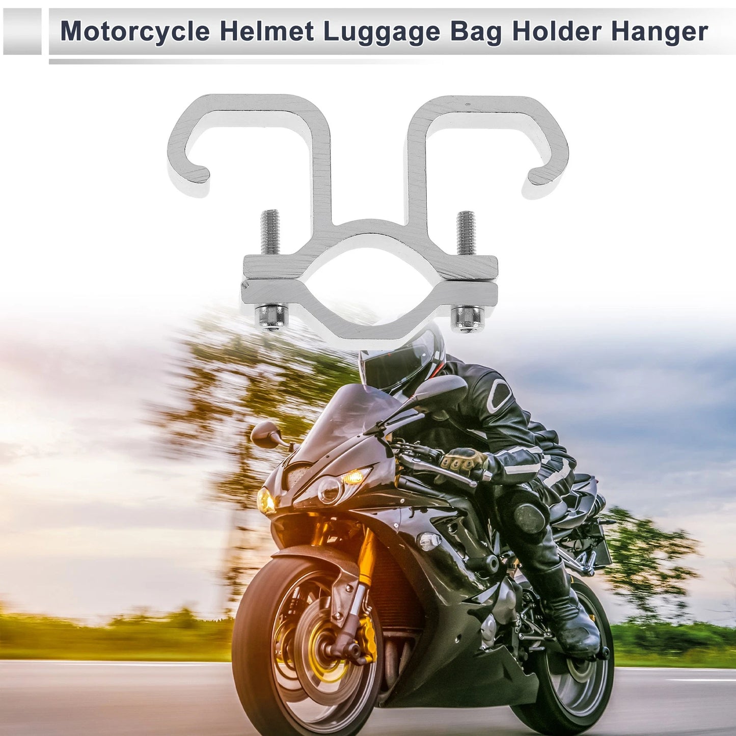 Set of 1 Arc Double Hook for Motorcycle (Hexagon Wrench Gasket)