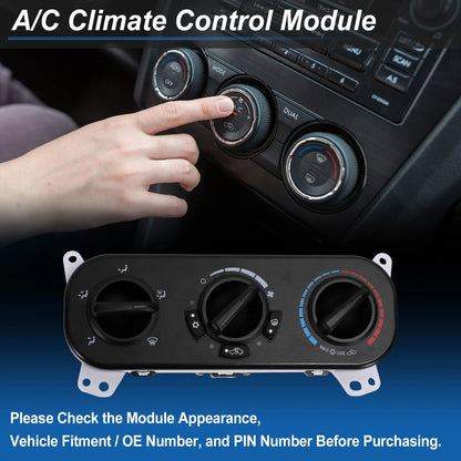 A/C Heater Climate Control Switch Module for Dodge Caliber (2007–2012) No. 55111874AC