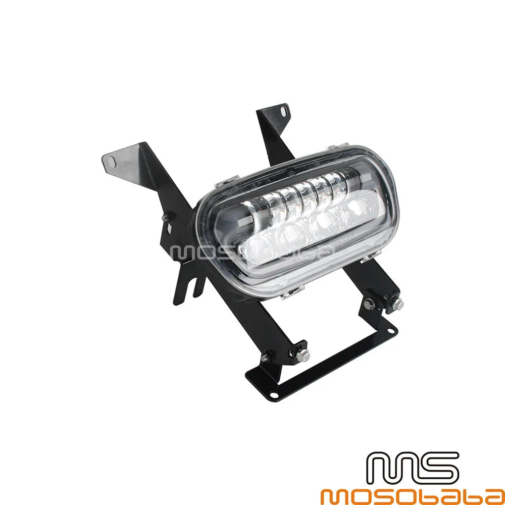 LED Headlight Set & Front Fairing Windshield for Harley Softail Fat Bob (2018-2023)