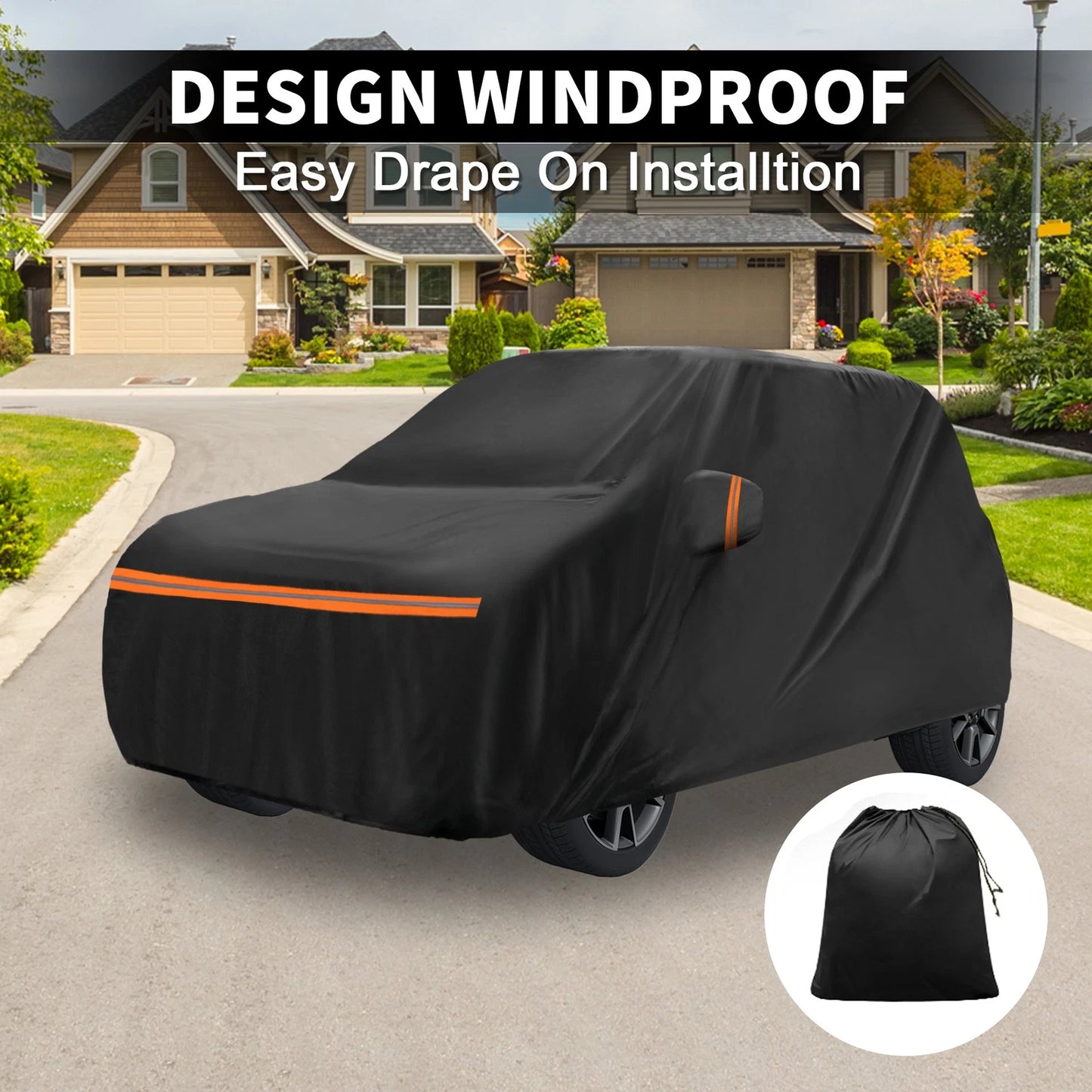 Waterproof Car Cover for Suzuki Swift (2010–2023) with Zipper
