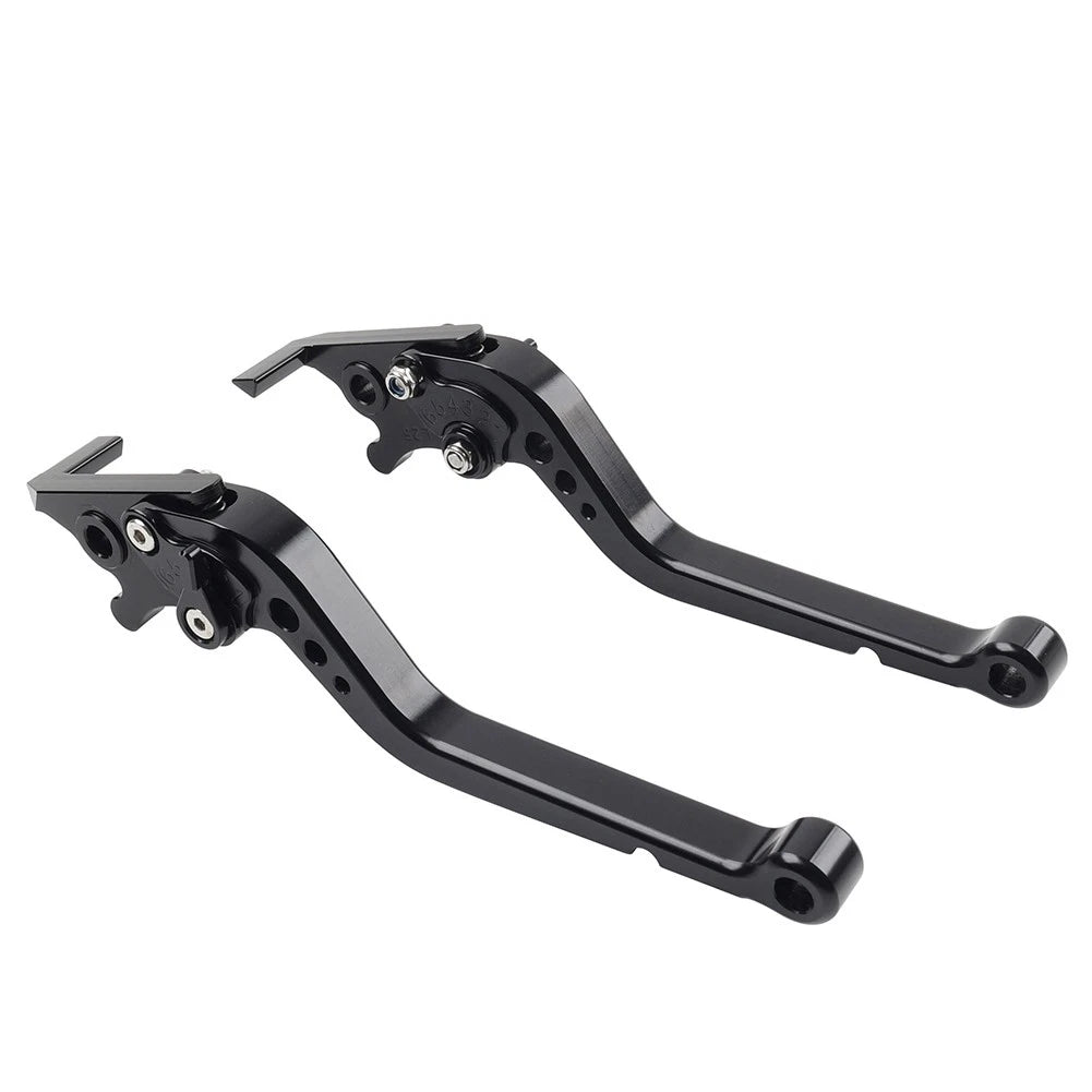 CNC Long Brake Clutch Levers for Yamaha YZF R1 R6 (2004–2016) Black