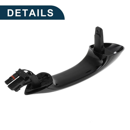 Exterior Door Handle for BMW F07 F10 Rear Left Black Silver Tone