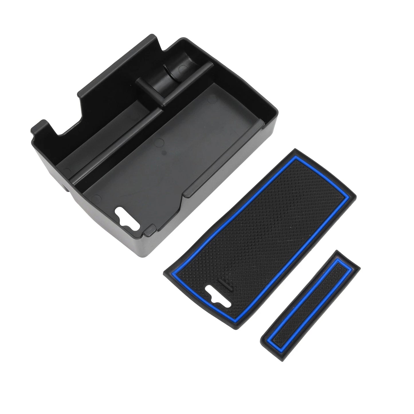 Center Console Armrest Organizer Tray for Jeep Compass (2022–2023) Blue