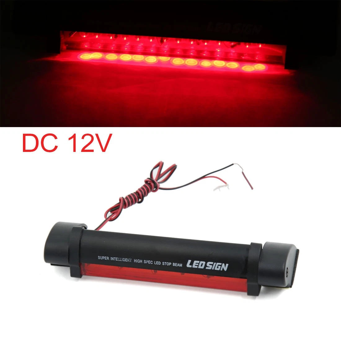 14 LED High Mount Third Brake Light for Car (12V)