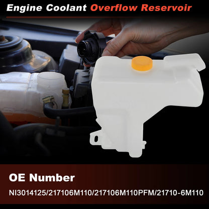 Coolant Expansion Reservoir Tank w/Cap for Nissan Sentra (2003–2006) NI3014125