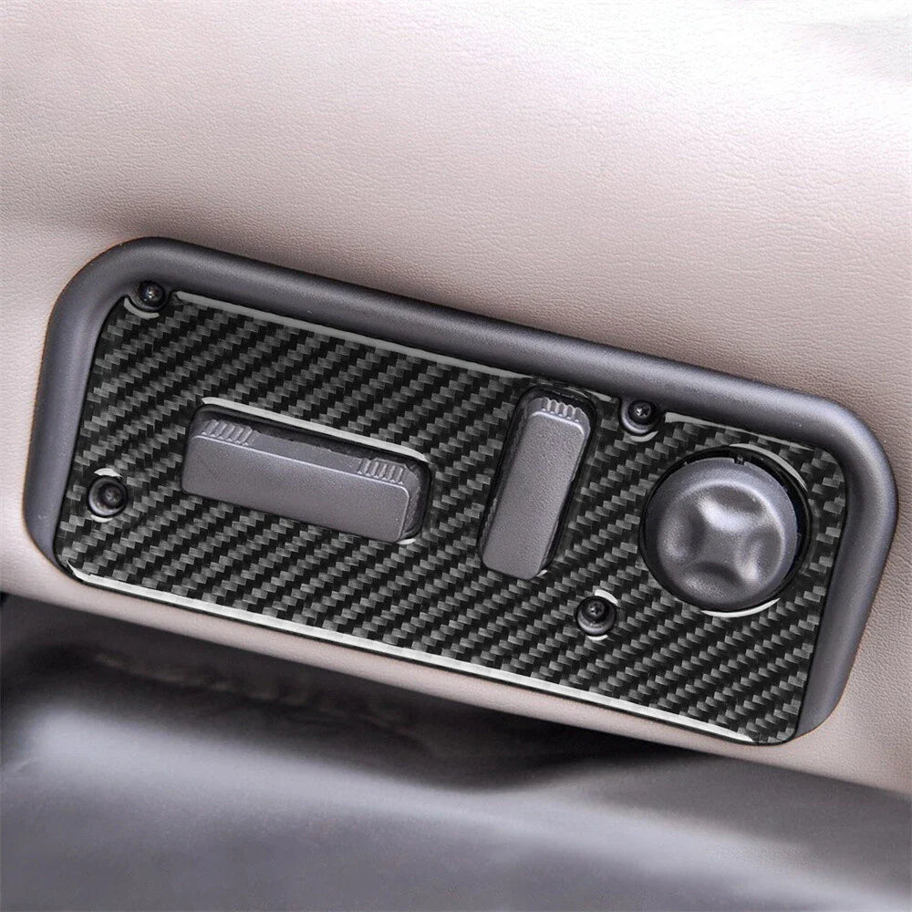 Carbon Fiber Seat Control Adjustment Button Covers for Hummer H2 (2003-2007)