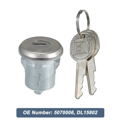 Car Door Lock Cylinder Set with Keys for Chevy Truck C10 C20 C30 (1973-1987)