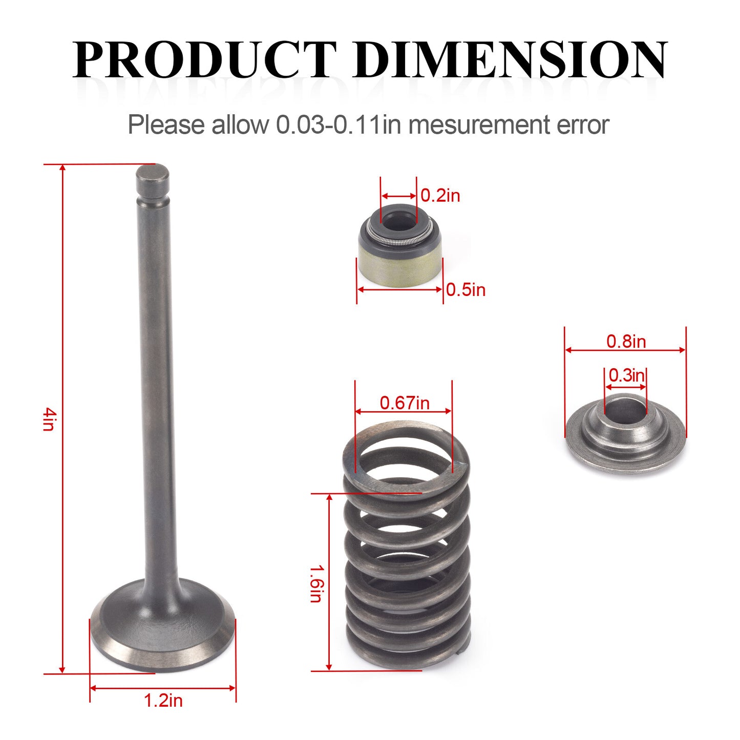 Intake Exhaust Valve Kit with Gasket for Polaris Magnum Xpedition (1995–2005)