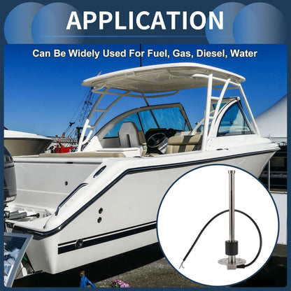 Fuel Sending Unit and Gauge Kit 240-33 Ohm for Boat Car Truck (216mm)