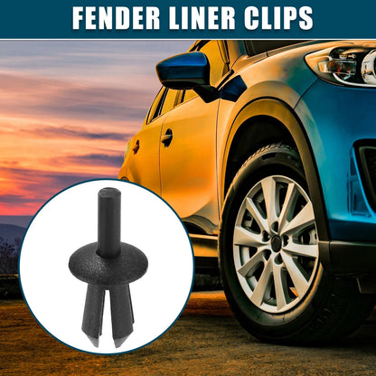 Fender Liner Clips Replacement 20 Pcs for BMW 128i Black