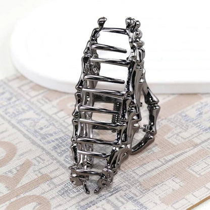 Skull Design Black Ghost Hand Hair Clips for Halloween Party Decorations
