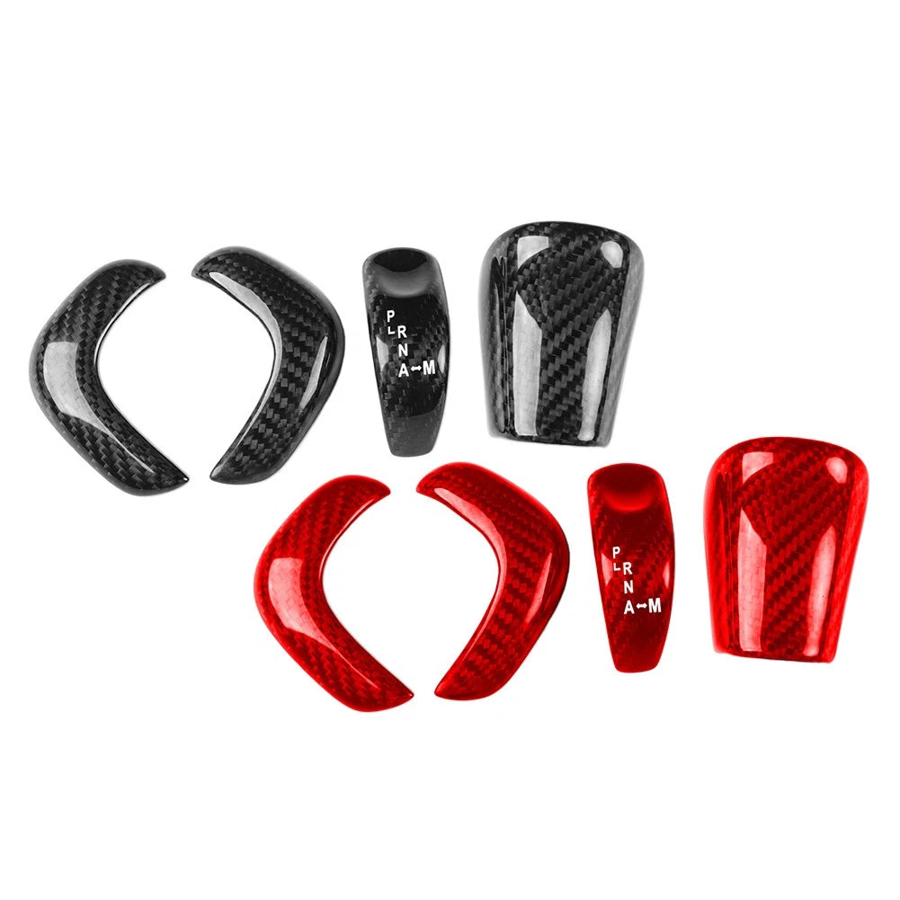 Set of 2 Interior Door Lock Pins Frame Cover Trim for Nissan GTR R35 (2008–2020) Red
