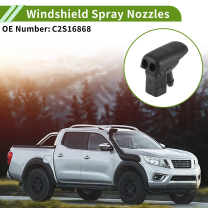 Set of 1 Windshield Washer Nozzle w/ Hose Connector for Jaguar (No.C2S16868)