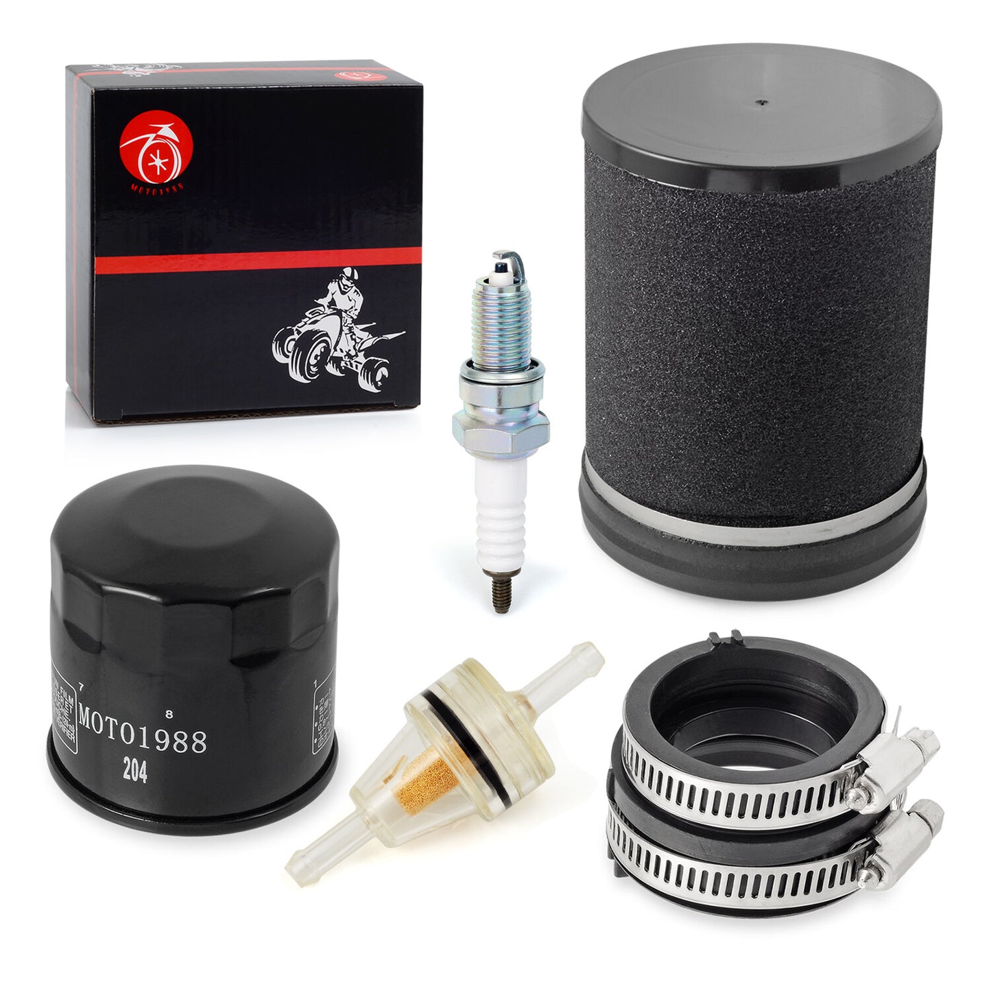 Set of 4 Filters for Kawasaki KVF360 Prairie 360 (2003–2013)