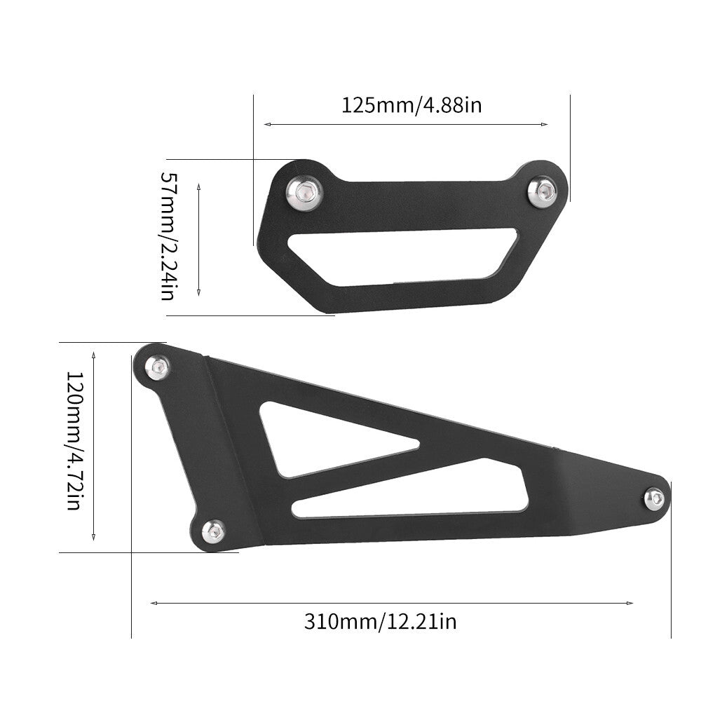 Rear Footrest Blanking Plates for Kawasaki Ninja ZX-6R