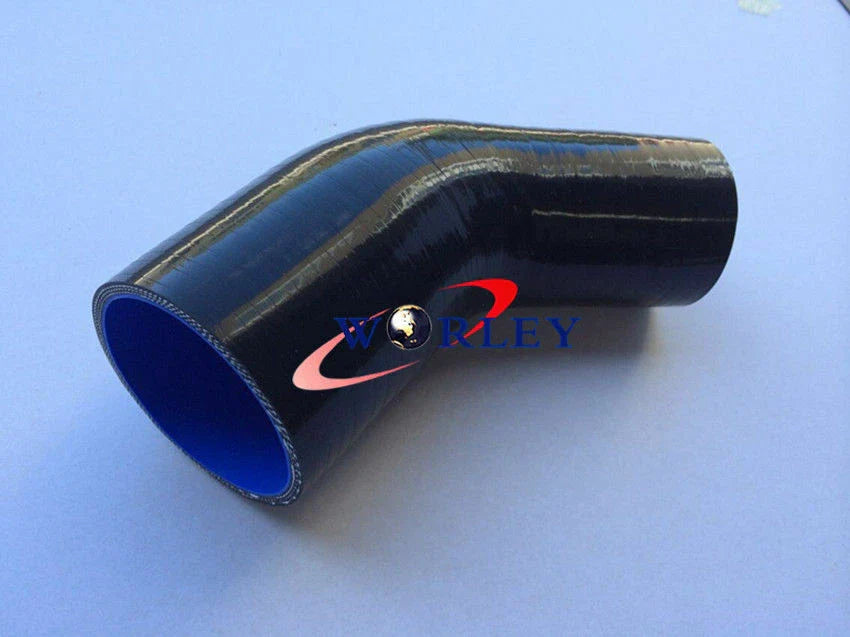 Silicone 45° Reducer Elbow Turbo Hose Pipe 2.5"-3" for Car