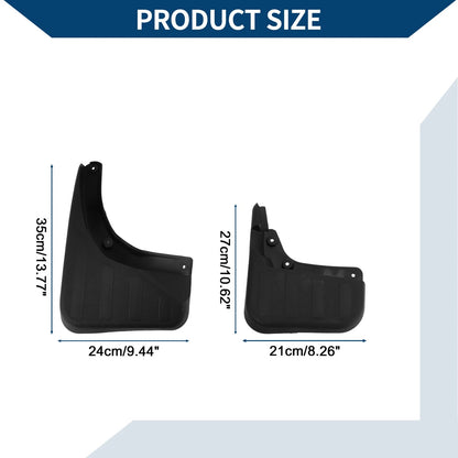 Set of 4 Mud Flaps Splash Guards for Mercedes-Benz GLK300 (2008–2013)