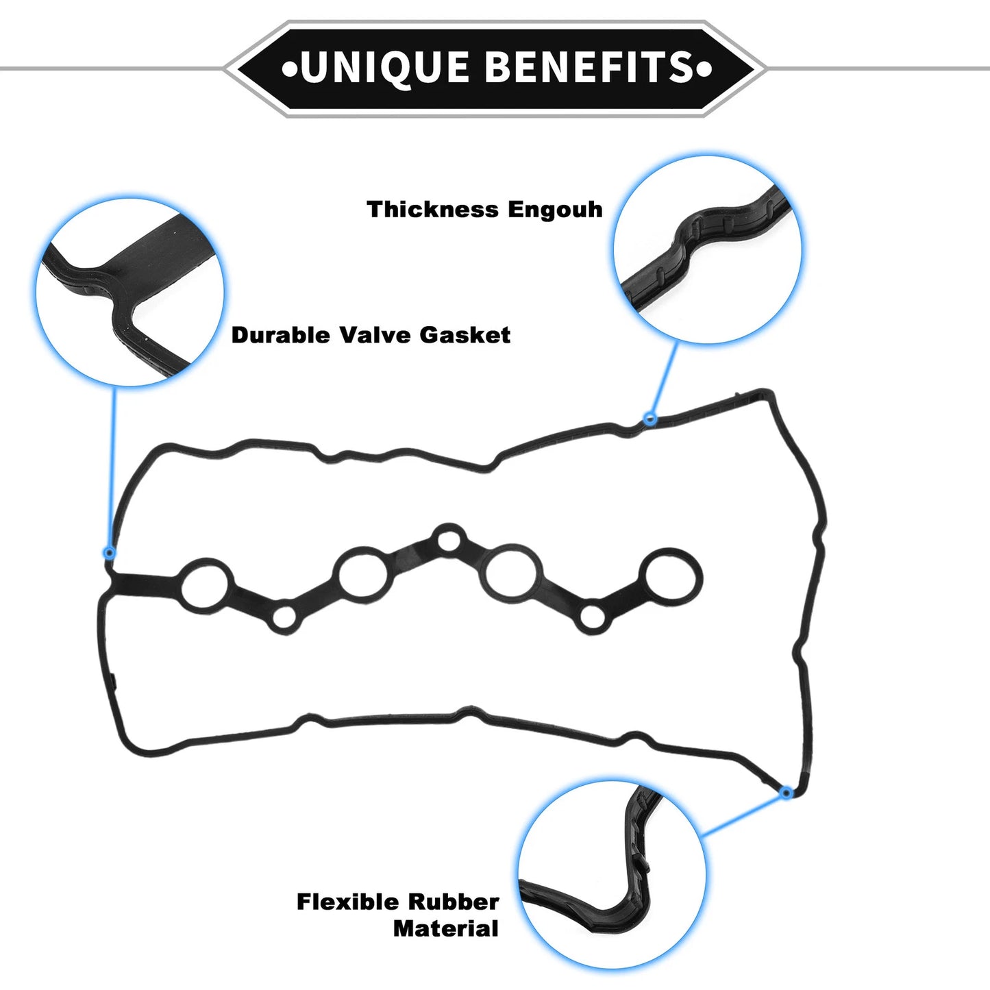 Valve Cover Gasket No. 224412GGA0 for Hyundai Sonata, Santa Fe (2011–2019)