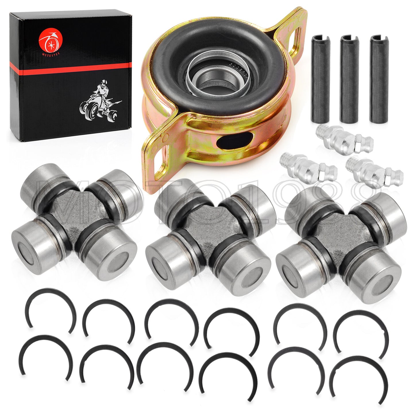 Prop Shaft Bearing Carrier & U-joint for Polaris Ranger 570 900 1000