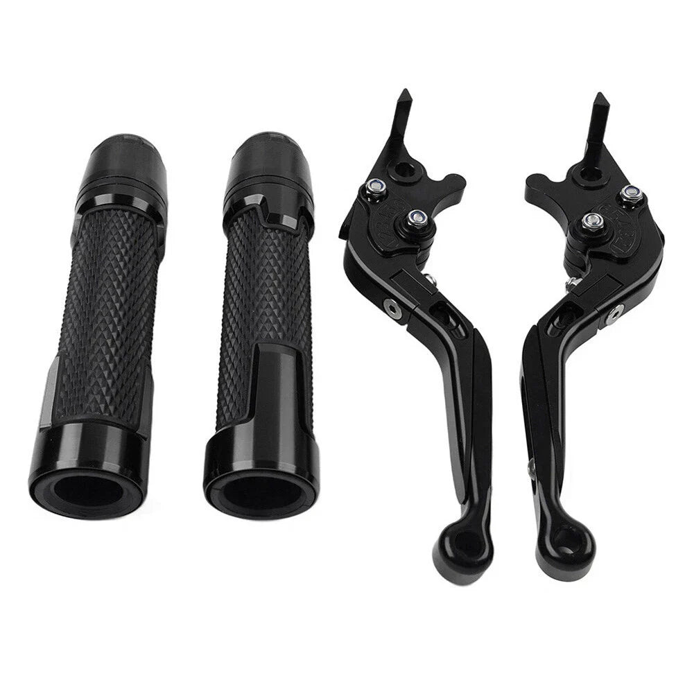 Black Extendable Brake Clutch Levers Grip Set for Honda ADV150 (2019-2020)