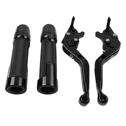 Black Extendable Brake Clutch Levers Grip Set for Honda ADV150 (2019-2020)