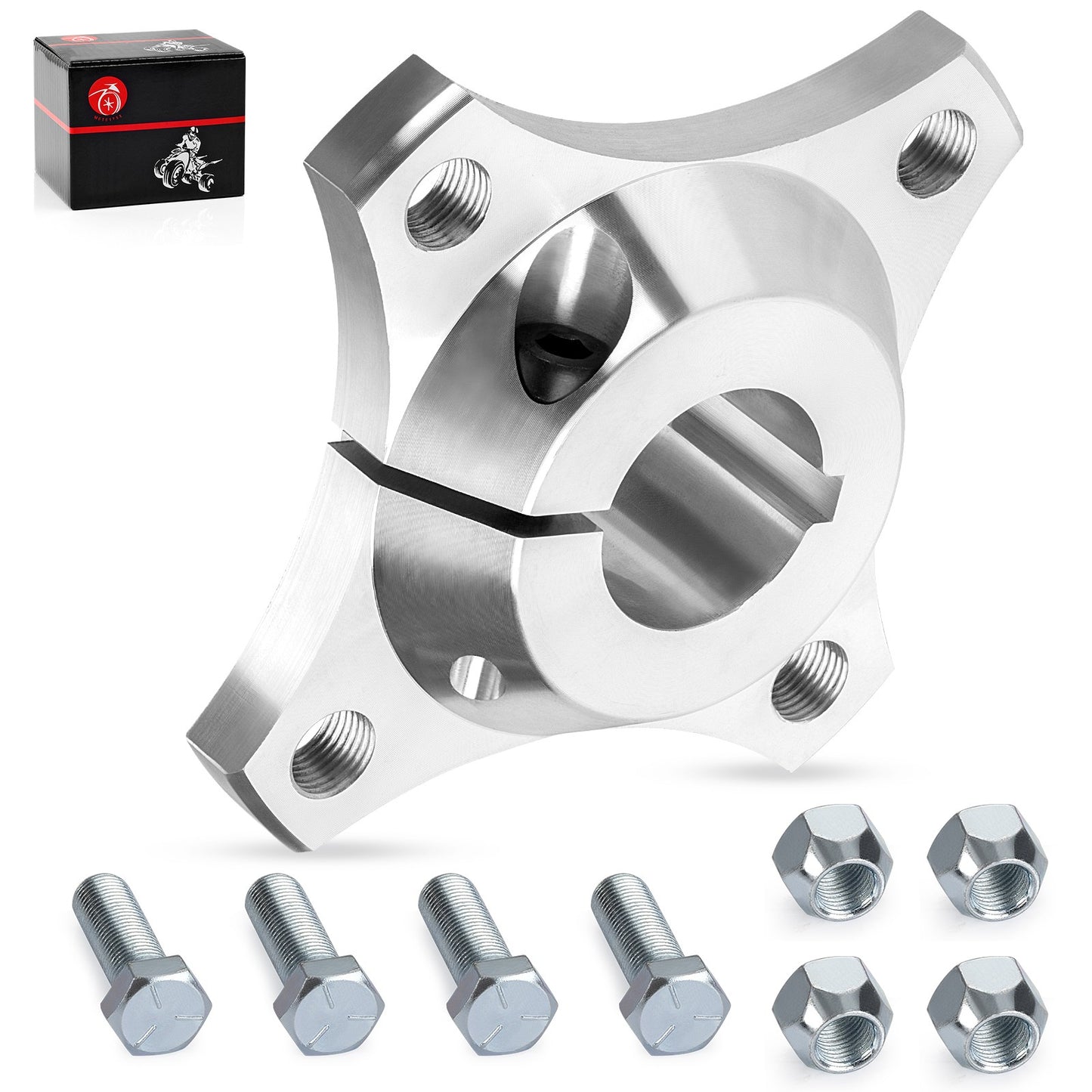 Set of 2 Rear 1-1/4" Aluminum Wheel Hubs for Go Kart Off Road