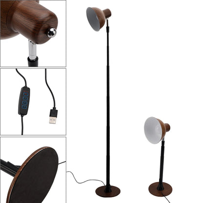 LED Floor Lamp for Living Room/Office - Dimmable Adjustable, Black