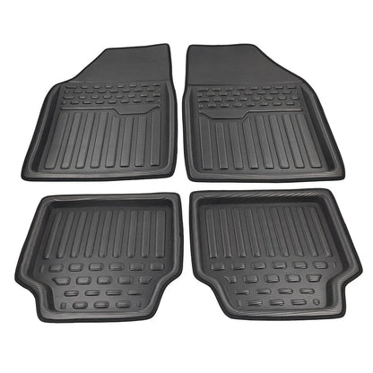 4 Pcs Universal Front Rear Heel Pad Carpet Floor Mats for Car Truck