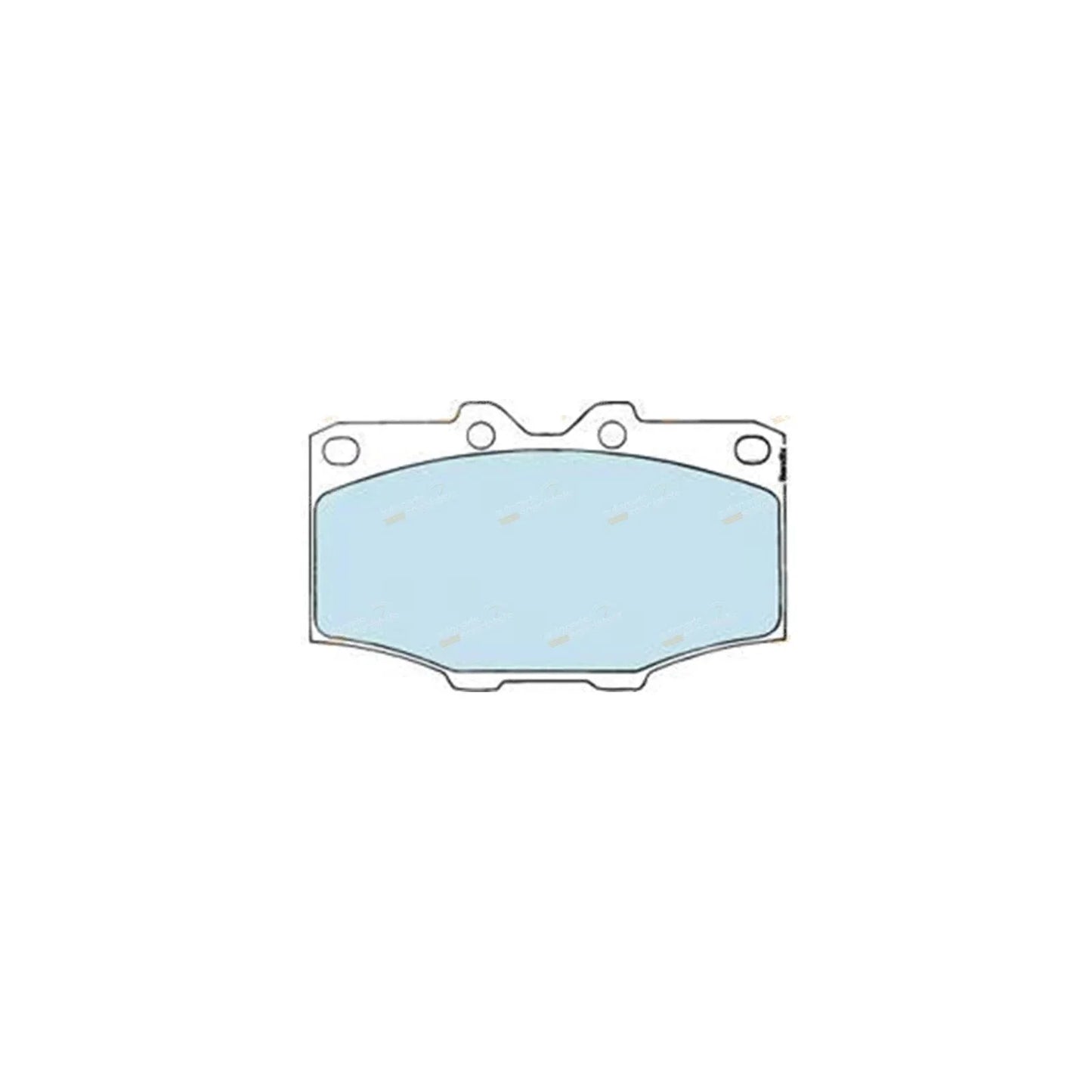 4wd Front Disc Brake Pad Set for Toyota Hilux Surf (1984–1989)