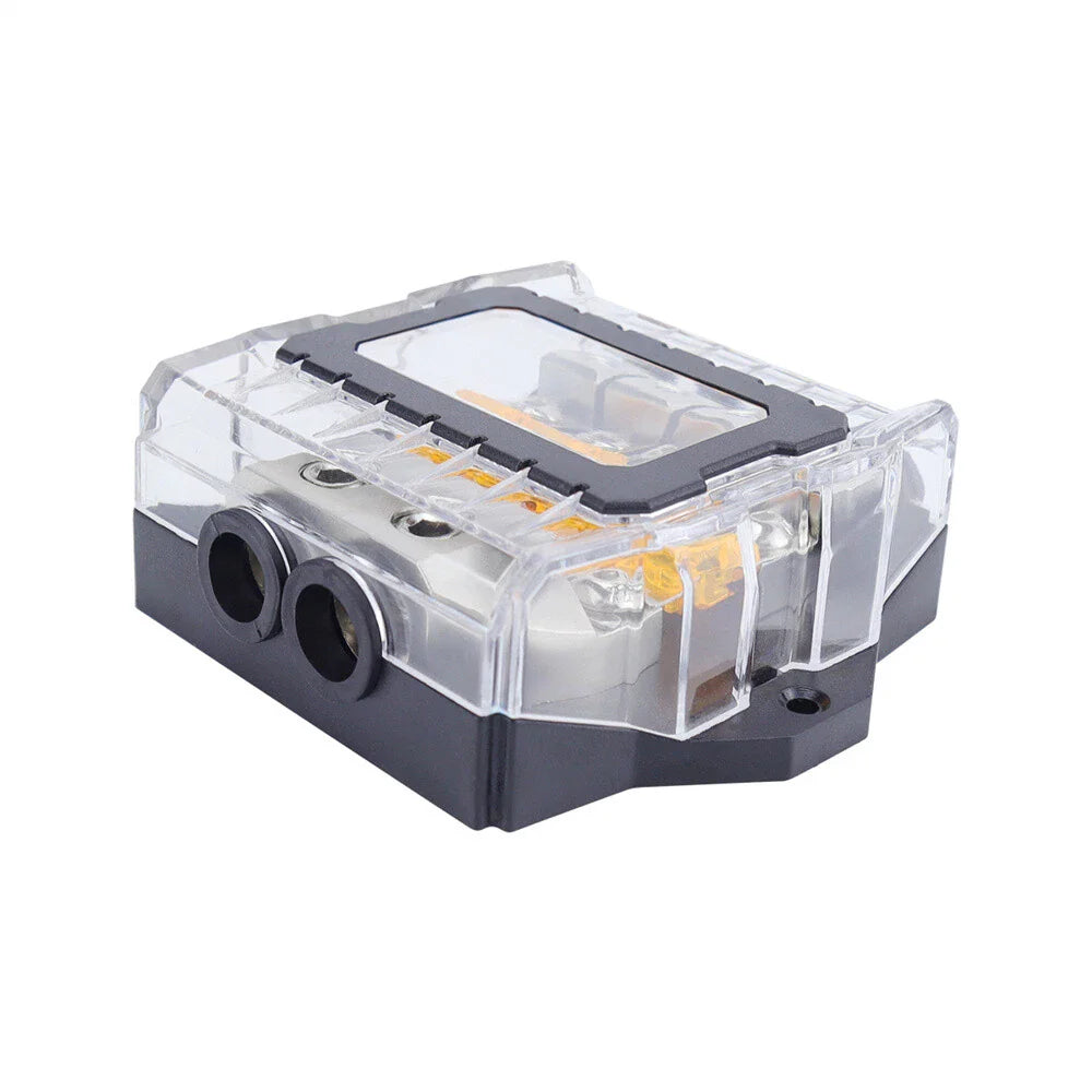 4-Way Fuse Holder Auto Fuse Distribution Block 80A 32V